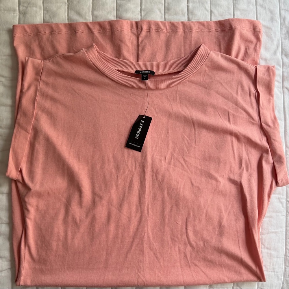 Express Coral Mini Dress